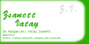 zsanett vatay business card